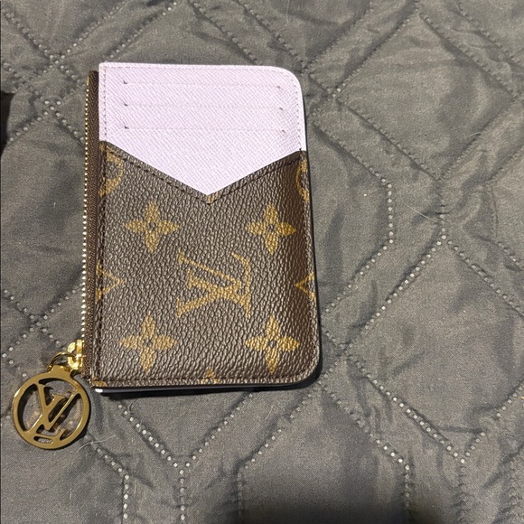 Louis Vuitton Romy Card Holder Purple and Brown Monogram - Picture 2 of 4